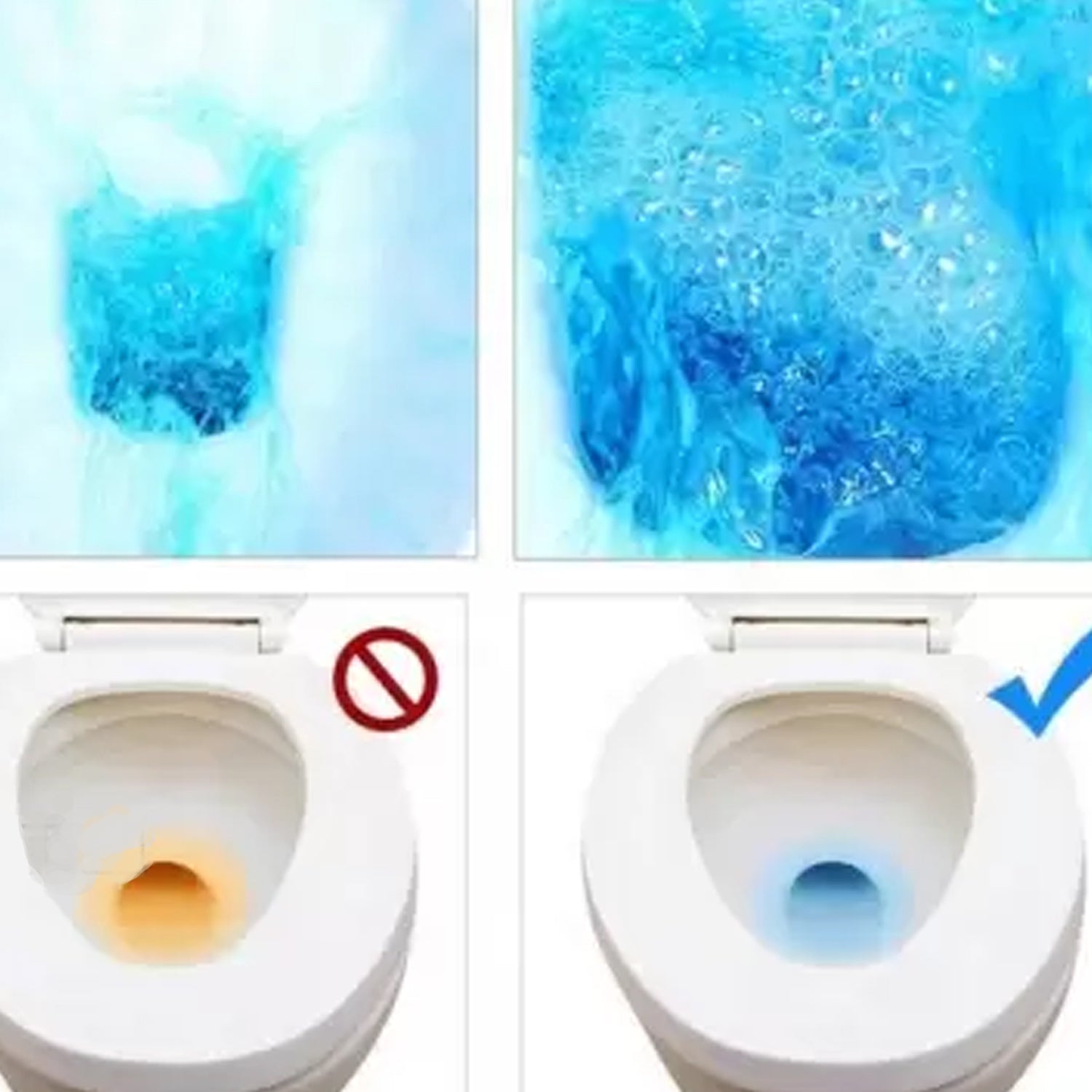 Ocean blue toilet cleaner tabs, 100 grams Ocean blue toilet cleaner tabs, 100 grams